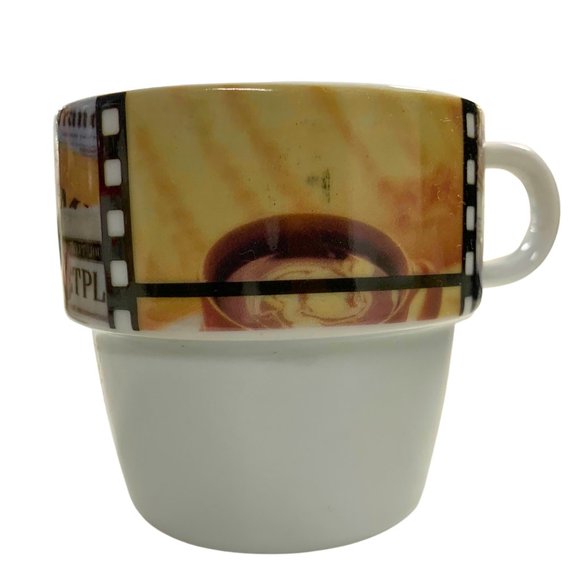 Cypress Home Stackable Coffee Mugs with Stack-Rack Set of 13| 6 cups & 6 Saucers - Picture 6 of 6